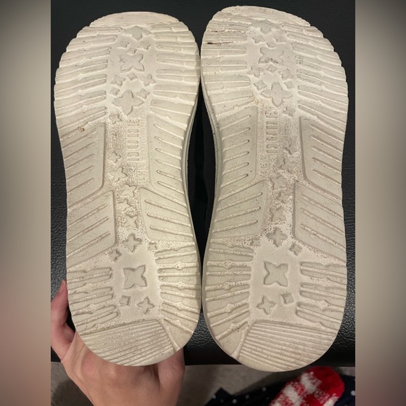 Hey Dude Black Moccasins with Slip-On Design and Padded Collar - Picture 7 of 7